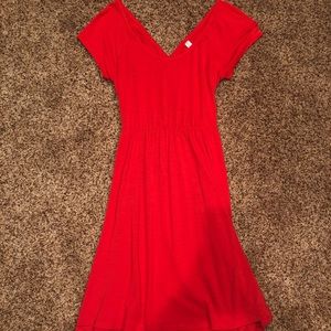 Crops back dress